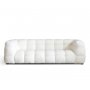 Bubblig Teddy Soffa TR94562 - Fluffig Cream 3-sits & Djup 103 cm - Bredd 235