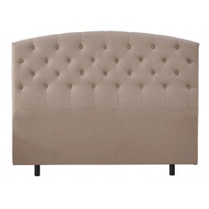 Sänggavel 180 cm bred rundad design - Beige Sänggavel 180 cm bred rundad design - Beige