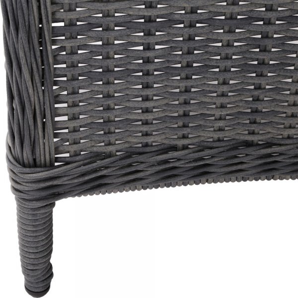 Matgrupp Bristol 180 cm - grå/grå, inkl. 6 stolar Matgrupp Bristol 180 cm - grå/grå, inkl. 6 stolar