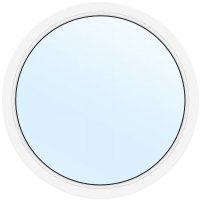 PVC-fönster - Runt - Karmfast - 3-glas - U-värde 0.96 PVC-fönster - Runt - Karmfast - 3-glas - U-värde 0.96