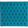 Nord s�nggavel med knappar 160 x 140 cm - Turkos