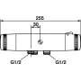 FM Mattsson Skerhetsblandare fr dusch (40 c/c), Origo Krom - 9485-0000