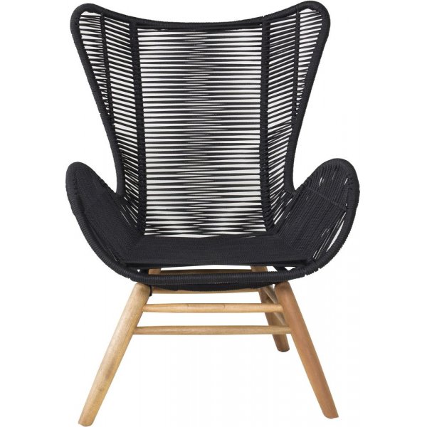 Tallberga fåtölj – Akacia/svart rep Tallberga fåtölj – Akacia/svart rep