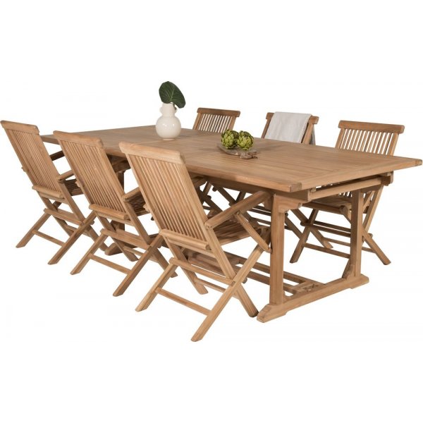 Bjuråker Matgrupp (195x110) - Natur - 6 Stolar Bjuråker Matgrupp (195x110) - Natur - 6 Stolar