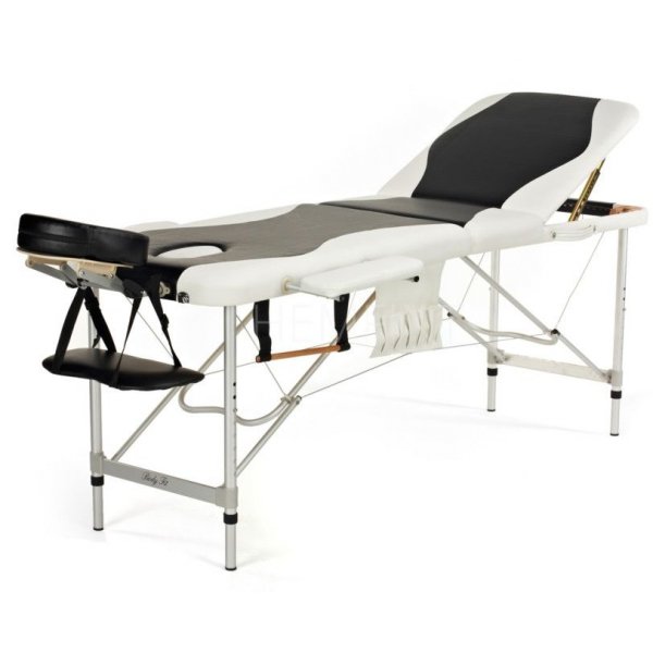 Massagebnk med metallben - 3 zoner - Tvfrgad
