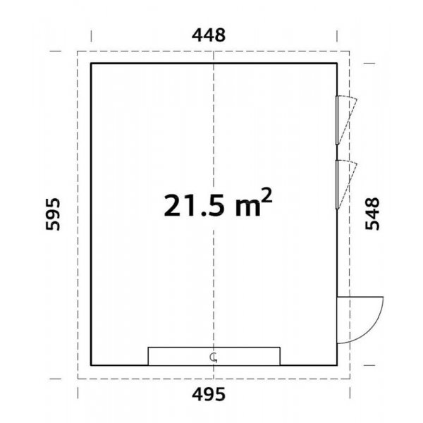 Garage Andre 21,5 m² Garage Andre 21,5 m²