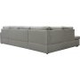 U-soffa b�ddsoffa T�rn� v�ndbar med f�rvaring - 304 cm - ljusgr�