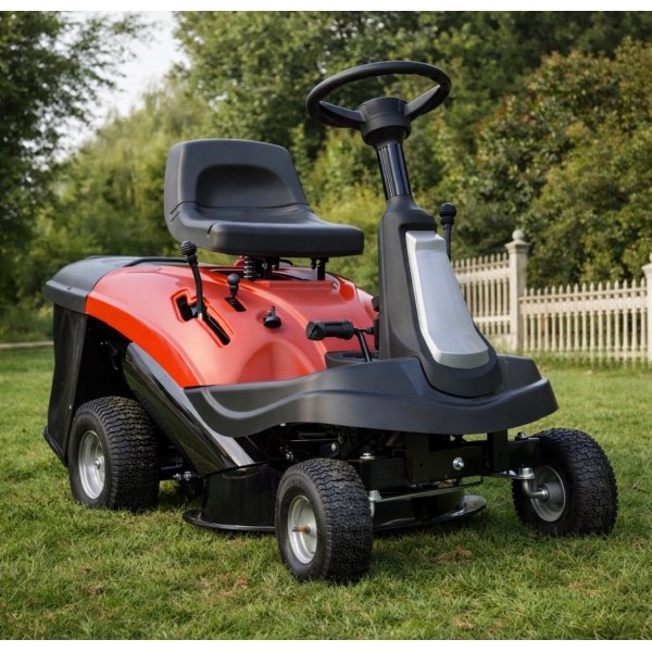 Havetraktor 24\\\" 196 cc 4,8 kW 4 gear rød opsamler 150L Havetraktor 24\\\" 196 cc 4,8 kW 4 gear rød opsamler 150L