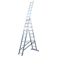 Kombistege - 3x10 stegs med trappfunktion