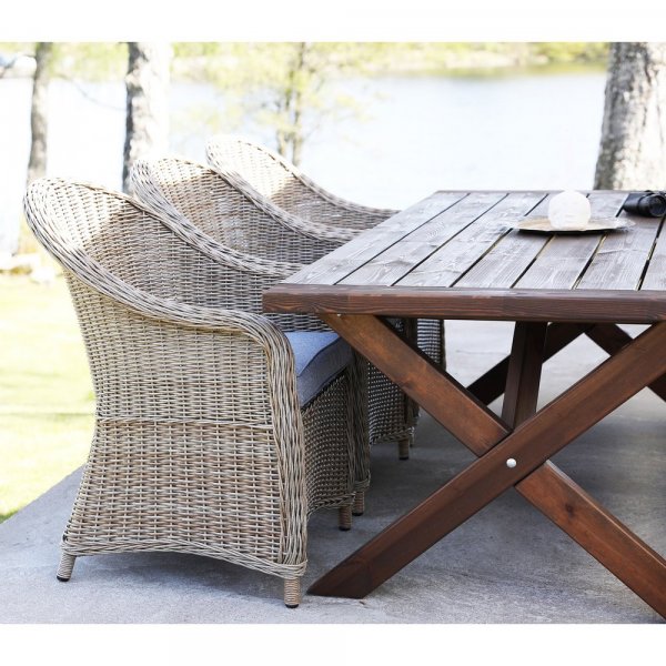 Matgrupp Mercury: Oxford bord inklusive 6 st Mercury f�t�ljer