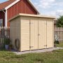 Tr�dg�rdsf�rr�d 4,2 m� Margit - Nordcabin Byggsats 16mm Gran & Dubbeld�rr