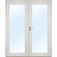 Dobbeltdør Öland - 1-spejl - Fuldt glas - Massiv Dobbeltdør Öland - 1-spejl - Fuldt glas - Massiv