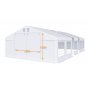 Partytelt i PVC - 6 x 66 m