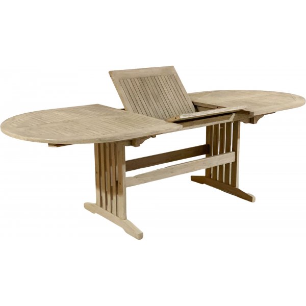 Saltö ovalt matbord i grå teak Saltö ovalt matbord i grå teak