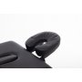Massagebnk med trben - 2 zoner - Svart