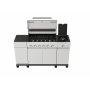 Gasolgrill med sidobr�nnare och f�rvaringssk�p - 6 br�nnare - rostfritt st�l