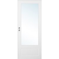 Skjutdörr Bornholm - Kompakt - Spårfräst dekor A15 med glas - Outlet Skjutdörr Bornholm - Kompakt - Spårfräst dekor A15 med glas - Outlet