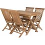 Bjurker Matgrupp (120x70) - Natur - 4 Stolar