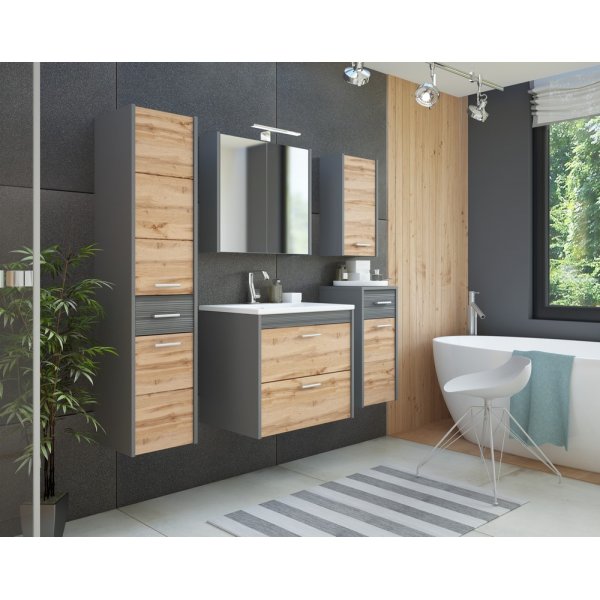 Tvättställsskåp Ibiza 820 - antracit Tvättställsskåp Ibiza 820 - antracit