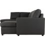 Solna U-sofa i sort PU A3D Solna U-sofa i sort PU A3D