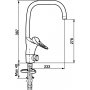 FM Mattsson Kksblandare 9000E I Krom - 8011-0000