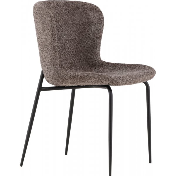 Modesto matstol - Brun boucle