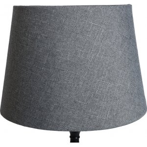 Rund lampsk�rm 27x35x25 cm - Gr� (linne)