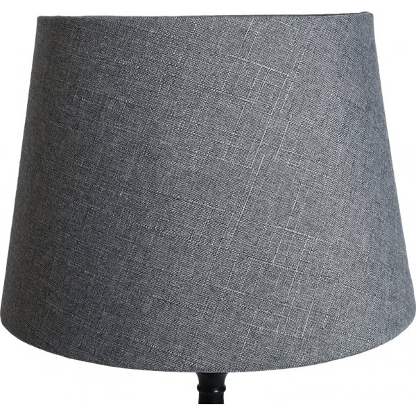 Rund lampsk�rm 27x35x25 cm - Gr� (linne)