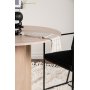 Matbord runt 110 cm Whitewash - Olivia