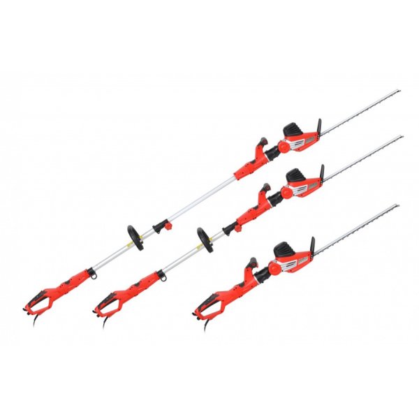 Elektrisk häcksax med teleskophandtag - Röd Elektrisk häcksax med teleskophandtag - Röd