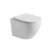 V�gmonteret toilets�de hvid 48x37x35 cm P-l�s - Liva