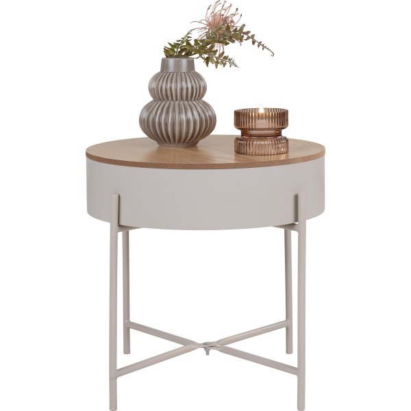 Sisco sidobord Beige/Gr� �40 cm