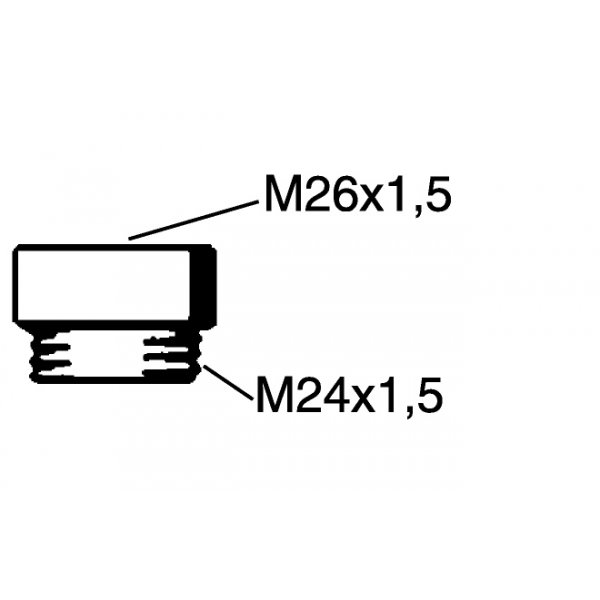 FM Mattsson vergngsnippel Krom - 2987-2401