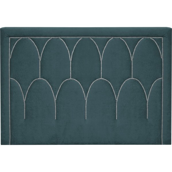 Dalar� s�nggavel 180 cm - Bl� sammet