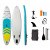 SUP paddelbr�da 320 cm Bl�/gul | Uppbl�sbar stand up paddle board med tillbeh�r