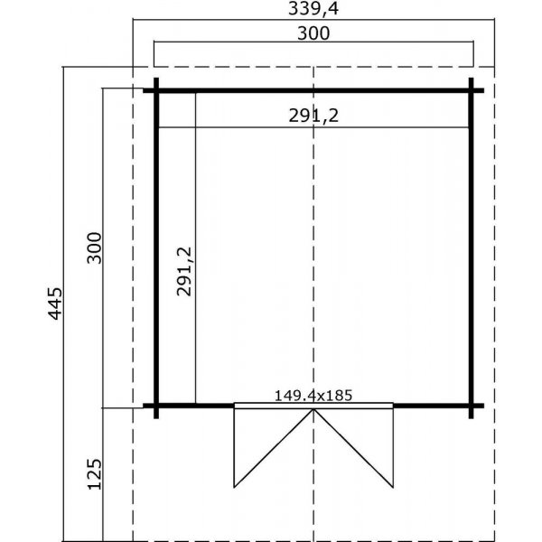 Friggebod Nillan 484 - 9 m�