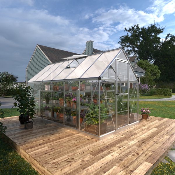 V�xthus Harmony Gardeney 8,7 m� aluminium polykarbonat frist�ende