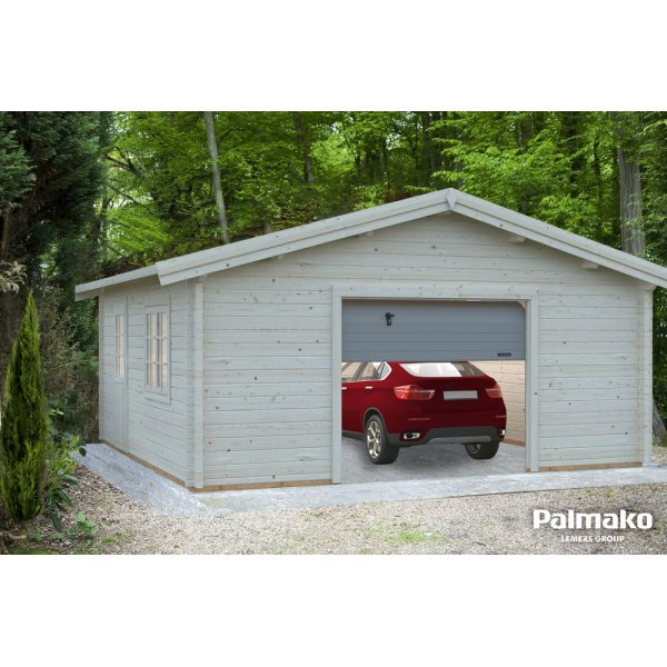 Garage Roger med takskjutport - 27,7 m² Garage Roger med takskjutport - 27,7 m²