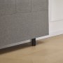 Deluxe pikerad Sänggavel 160 x 125 cm - Grå Deluxe pikerad Sänggavel 160 x 125 cm - Grå