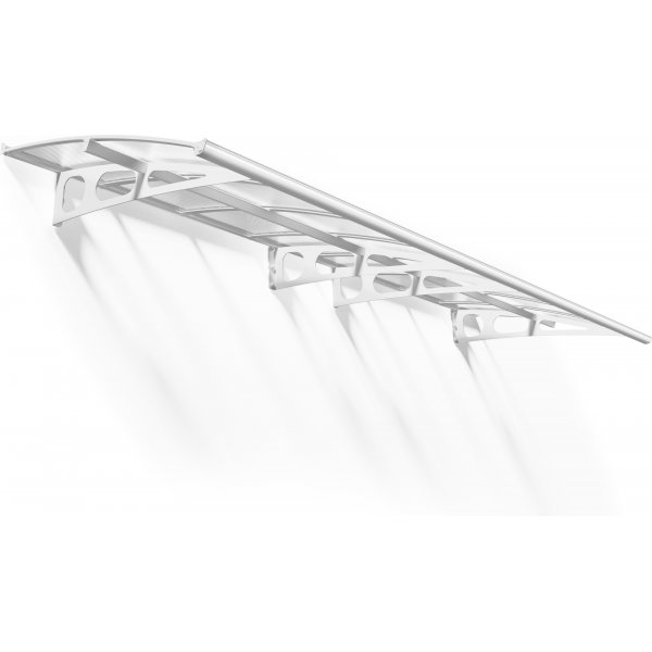 Canopia Bordeaux Entr�tak 1,4 x 4,5 - Vit/opalglas