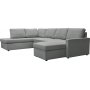 U soffa b�ddsoffa gr� - T�rn�