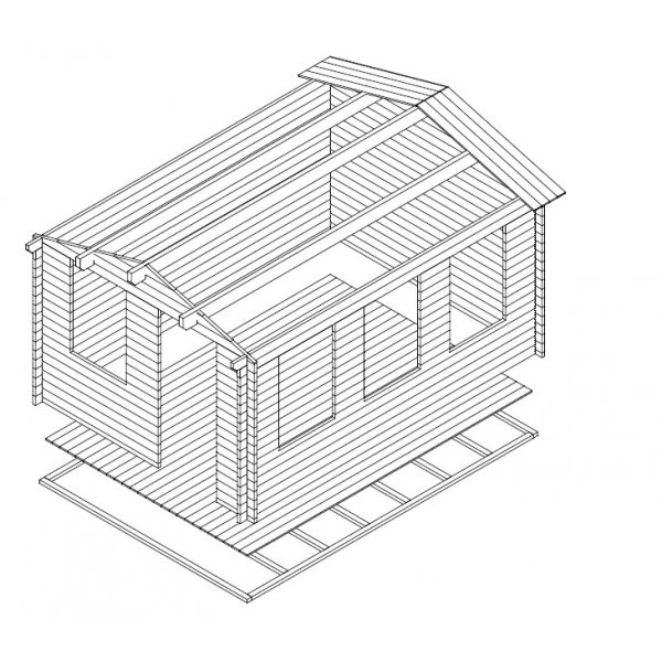 Friggebod G�sta E - 14 m�