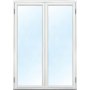 Dobbelt terrassedr - Fuldt glas 3-lags glas - Tr - U-vrdi: 1.1