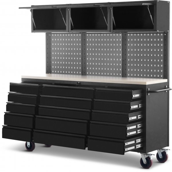 Komplet garageindretning p hjul
