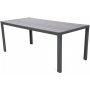 Utematgrupp Ibiza bord 185cm + 8 stolar - Gr/mrk gr