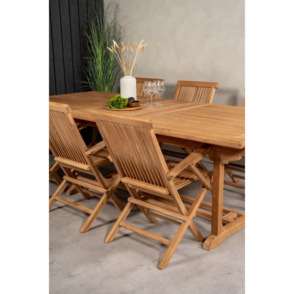 Bjuråker Matgrupp (195x110) - Natur - 6 Stolar Bjuråker Matgrupp (195x110) - Natur - 6 Stolar