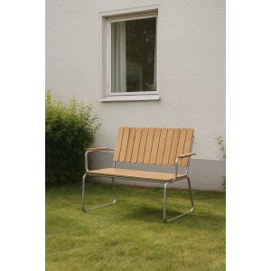 Möllan trädgårdssoffa - Teak/galvaniserat stål Möllan trädgårdssoffa - Teak/galvaniserat stål