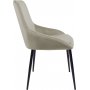 Stol i beige sammet - Theo
