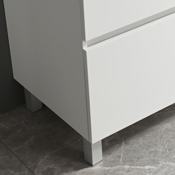 Badrumsmbler Perugia - Vit 80 cm