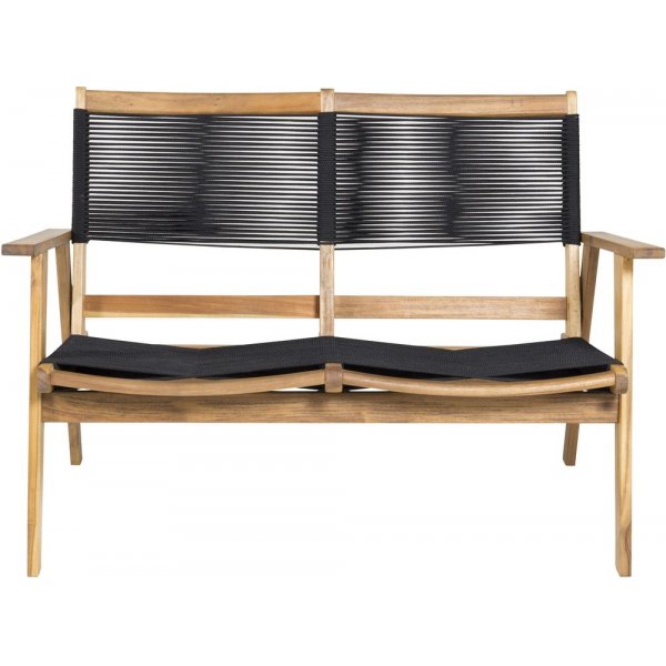 Prässebo soffa - Svart rep/Akacia Prässebo soffa - Svart rep/Akacia